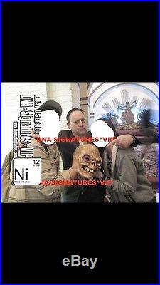 Bruce Campbell Signed Evil Dead 2 Mask With Greg Nicotero And Ted Raimi Coa