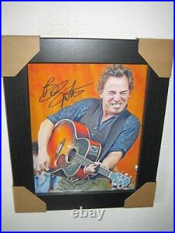 Bruce Springsteen Hand Signed Photograph (8x10) Framed With CoA