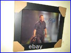 Bruce Springsteen Hand Signed Photograph (8x10) Framed With CoA
