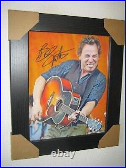 Bruce Springsteen Hand Signed Photograph (8x10) Framed With CoA