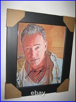 Bruce Springsteen Hand Signed Photograph (8x10) Framed With CoA