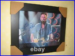 Bruce Springsteen Hand Signed Photograph (8x10) Framed With CoA
