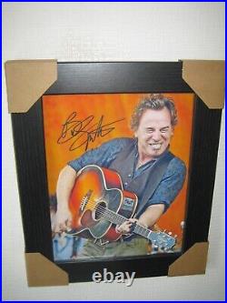 Bruce Springsteen Hand Signed Photograph (8x10) Framed With CoA