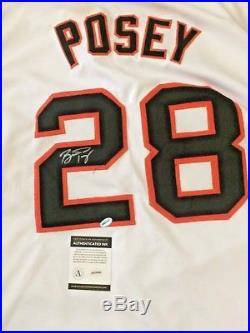 Buster Posey San Francisco Giants autographed Jersey with Coa
