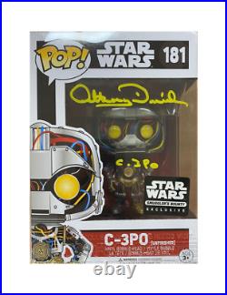 C-3PO Funko #181 Signed by Anthony Daniels in Yellow 100% Authentic With COA