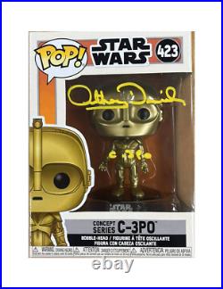 C-3PO Funko Pop Signed by Anthony Daniels 100% Authentic With COA