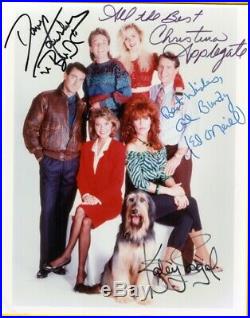CAST OF MARRIED WITH CHILDREN (4 Signatures) AUTOGRAPHED PHOTO withcoa