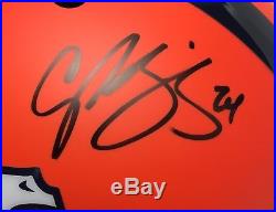 CHAMP BAILEY AUTOGRAPHED BRONCOS F/S HELMET with JSA WITNESSED COA #WP975298