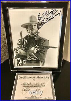 CLINT EASTWOOD Autographed 8x10 Photo B&W OUTLAW JOSEY WALES With COA