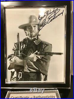 CLINT EASTWOOD Autographed 8x10 Photo B&W OUTLAW JOSEY WALES With COA