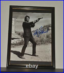 CLINT EASTWOOD HAND SIGNED 8x10 PHOTO WITH COA ORIGINAL AUTOGRAPH