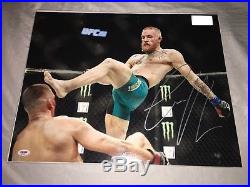 CONOR MCGREGOR signed autographed 16x20 photo UFC CHAMPION with PSA/DNA COA