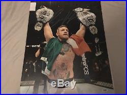 CONOR MCGREGOR signed autographed CHAMP 16x20 photo UFC with PSA/DNA COA