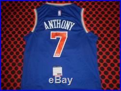 Carmelo Anthony Autographed Signed Knicks Nba Basketball Jersey With Coa Psa