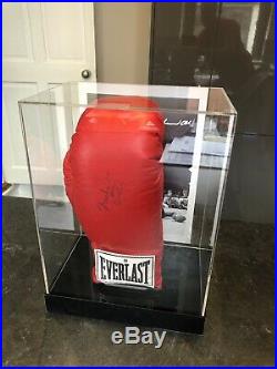 Cassius Clay Muhammad Ali Signed Boxing Glove With Coa