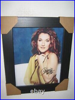 Celine Dion Hand Signed Photograph (8x10) Framed With CoA