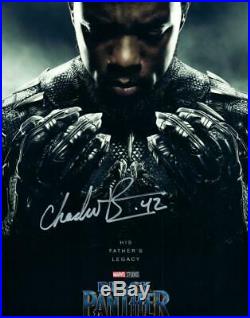 Chadwick Boseman Signed 8x10 Photo Autographed with COA