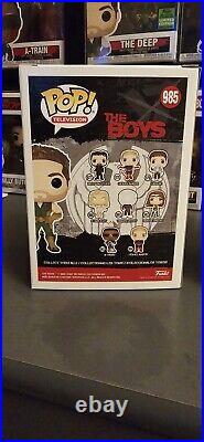 Chase Crawford Signed The Boys Funko Pop, The Deep 985 With Quote And Coa