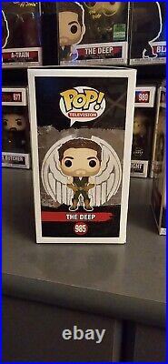 Chase Crawford Signed The Boys Funko Pop, The Deep 985 With Quote And Coa