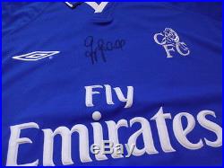 Chelsea #25 Zola 100% Reliable Autographed Signed Jersey 2002 Home NEW with COA