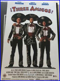 Chevy Chase Signed Three Amigos 11x17 Picture With COA
