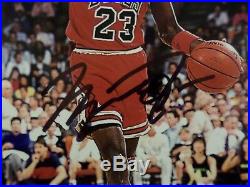 Chicago Bulls Michael Jordan Signed Autographed 8 X 10 Photo With Coa