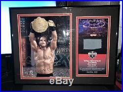 Chris Benoit Wrestlemania XX Autographed Plaque With Coa 144/250 Wrestlemania 20