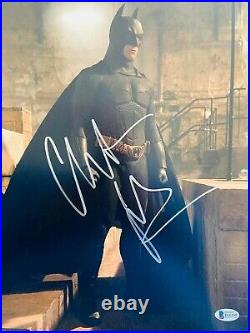Christian Bale 16 x 12 Hand Signed Batman Photo, Complete With BAS COA