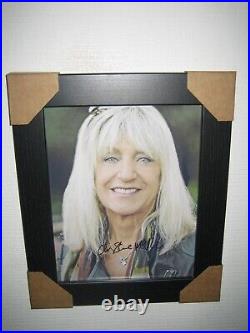 Christine McVie Hand Signed Photograph (8x10) Framed With CoA