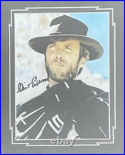 Clint Eastwood HAND SIGNED COLOUR PHOTOGRAPH Circa 1966 Framed With COA