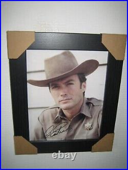 Clint Eastwood Hand Signed Photograph (8x10) Framed With CoA