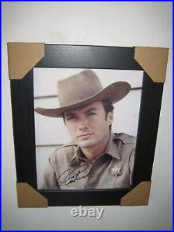 Clint Eastwood Hand Signed Photograph (8x10) Framed With CoA