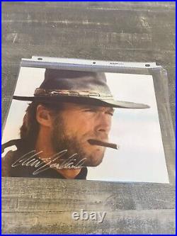 Clint Eastwood Signed 8x10 Photo With Dual COAs