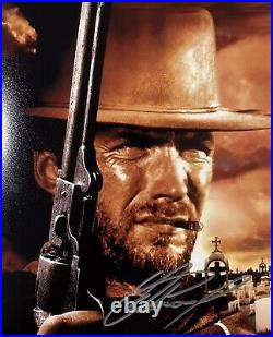 Clint Eastwood Signed Photo With COA The Good, The Bad and The Ugly Western