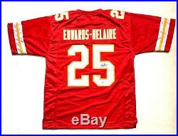 Clyde Edwards-helaire Autographed Signed Pro Style Jersey With Beckett Coa