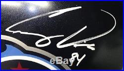 Corey Davis Autographed Titans F/s Speed Helmet With Jsa Witnessed Coa #wpp84021