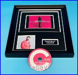 Craig David Signed Photo Framed With CD & COA Autograph Music Memorabilia Poster