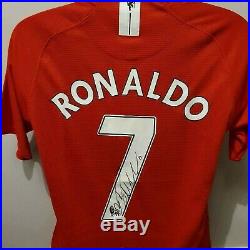 Cristiano Ronaldo Signed Autograph Shirt Manchester United F. C 07 09 with COA