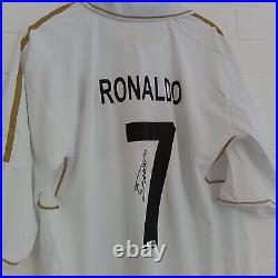 Cristiano Ronaldo Signed Autographed Real Madrid Soccer Jersey/Shirt With COA