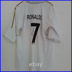 Cristiano Ronaldo Signed Autographed Real Madrid Soccer Jersey/Shirt With COA