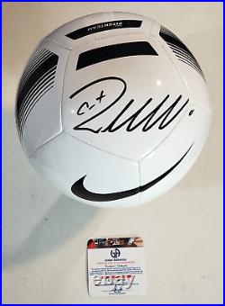 Cristiano Ronaldo Signed Autographed Soccer Ball with COA Juventus F. C