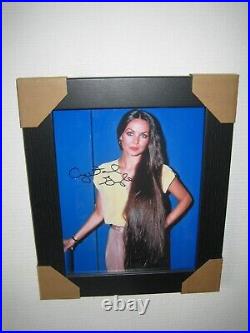 Crystal Gayle Hand Signed Photograph (8x10) Framed With CoA