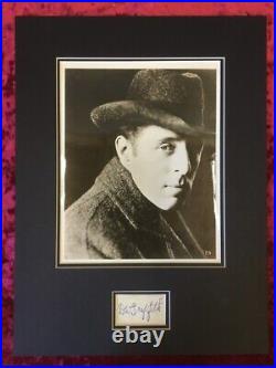 D W Griffith CERTIFIED 16 x 12 Display with COA