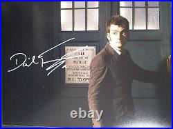 DAVID TENNANT as DR WHO Genuine signed 12x8 with coa SUPERB ITEM