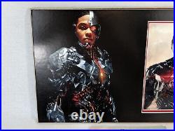 DC Cyborg Photo Signed By Ray Fisher with COA in 20.5 x 12 Display Free Postage