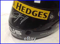 Damon Hill Signed Chrash Helmet with COA, Formula 1, Williams Renault, F1