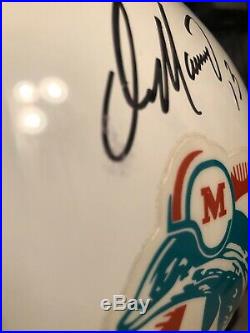 Dan Marino Autographed UDA Upper Deck Authenticated Full Size Helmet with COA