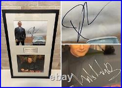 Daniel Craig and Mads Mikkelsen signed and framed with COA 007 James Bond