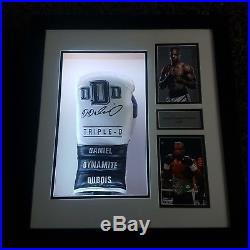 Daniel Dubois Hand Signed Framed Boxing Glove with led's. Comes with COA