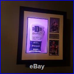 Daniel Dubois Hand Signed Framed Boxing Glove with led's. Comes with COA